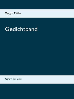 cover image of Gedichtband